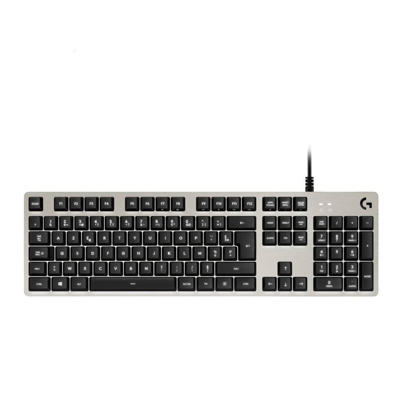 G413 機械式背光電競鍵盤-SILVER (銀) - 羅技 Logi 網路旗艦店