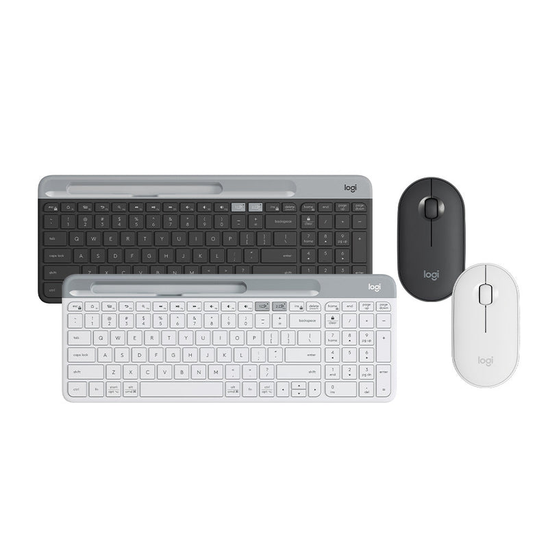 K580 超薄跨平台藍牙鍵盤+Pebble M350 鵝卵石無線滑鼠(自由配) - 羅技 Logi 網路旗艦店