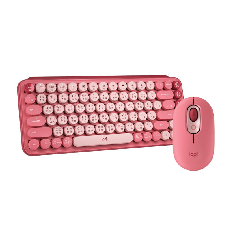 POP KEYS 無線機械式鍵盤 + POP MOUSE 無線藍牙滑鼠(不贈BOLT接收器) - 羅技 Logi 網路旗艦店