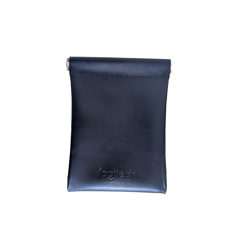 贈品 - logi滑鼠皮革彈片包-黑色-小