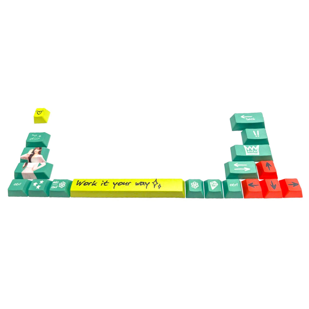 » 贈品 - Logitech FT.李珠珢 專屬鍵帽 (100% off)