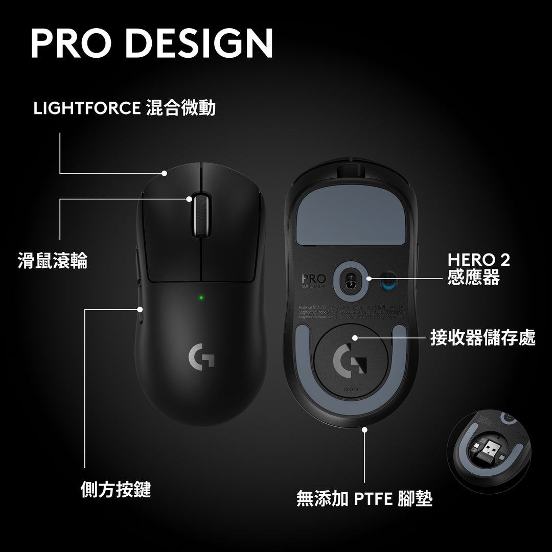 Logitech G Pro X SUPERLIGHT 2 SE 無線輕量化電競滑鼠 特攻版