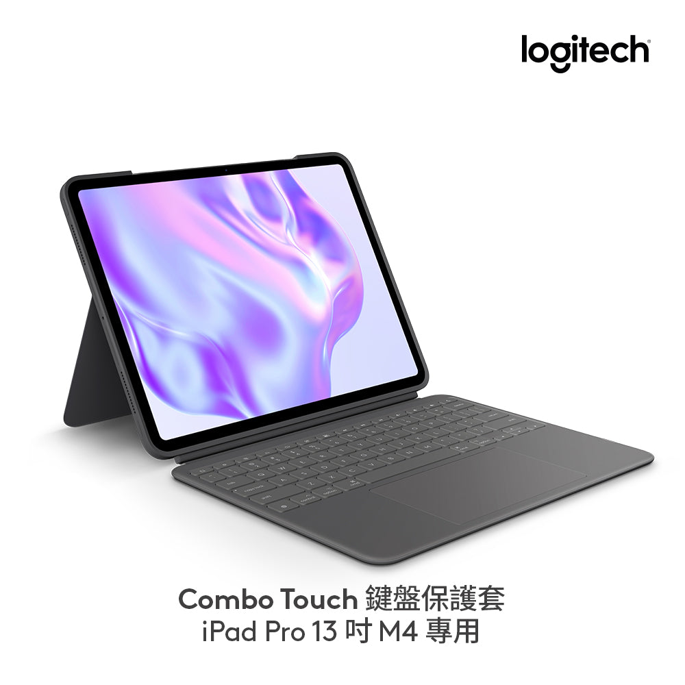 Logitech Combo Touch 鍵盤保護套- iPad Pro 13吋 7代 (M4)
