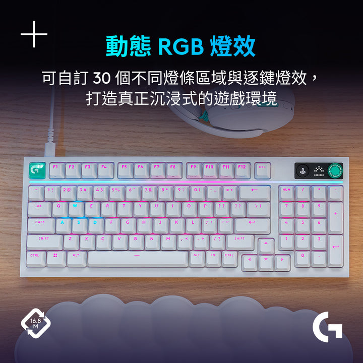 Logitech G G316 X 98 8k 有線機械電競鍵盤