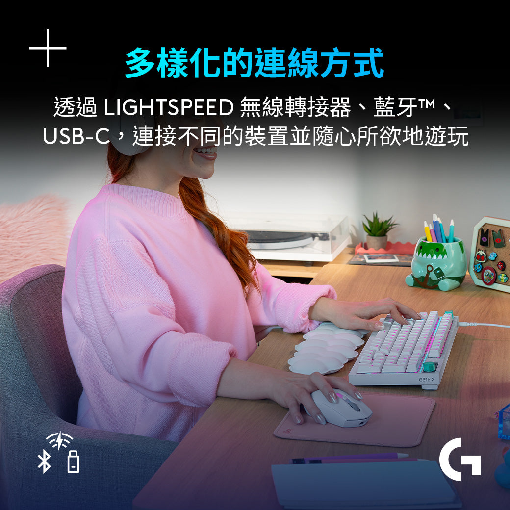Logitech G G304 X SUPERLIGHT 無線電競滑鼠