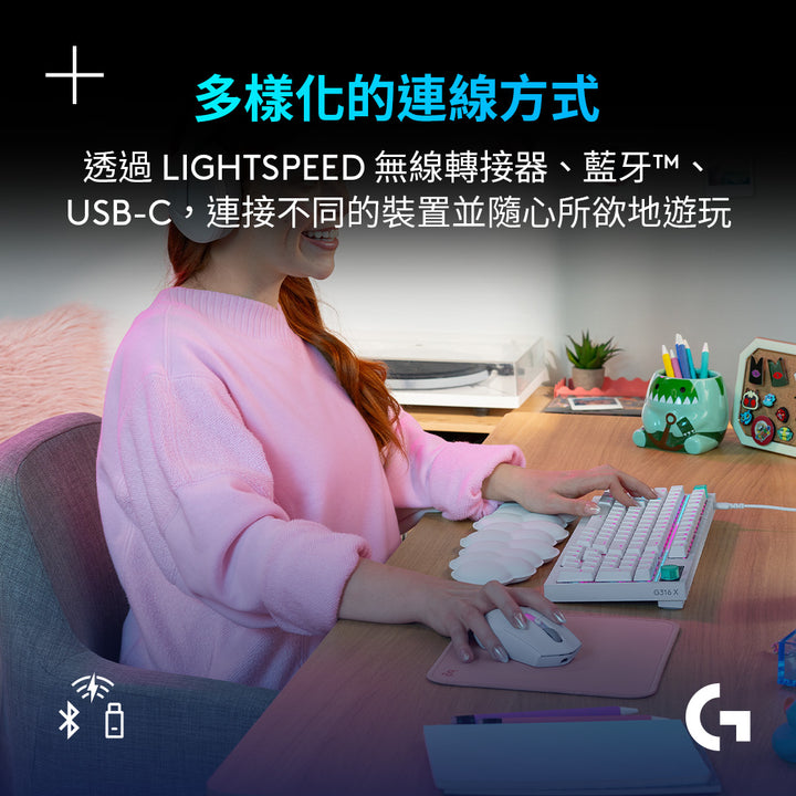 Logitech G G304 X SUPERLIGHT 無線電競滑鼠
