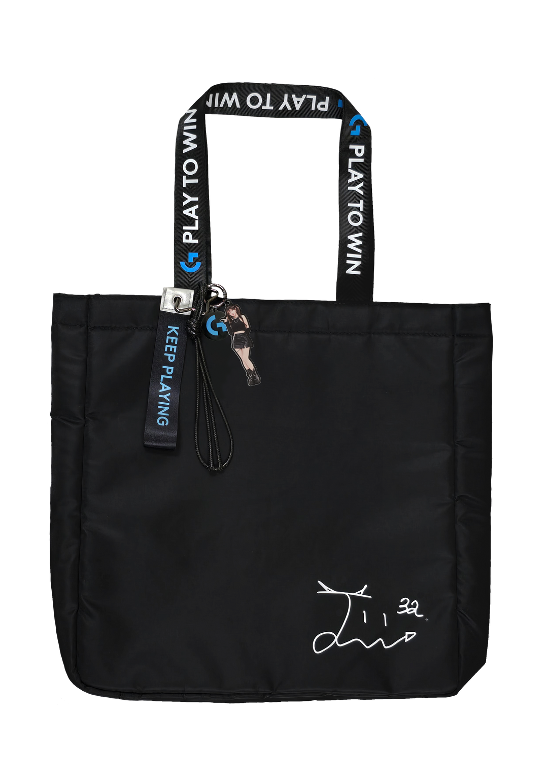 贈品 - Logitech G FT.李珠珢吊飾提袋-黑色