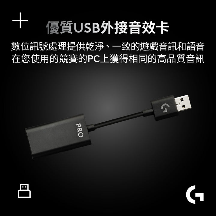 Logitech G PRO X 專業級電競有線耳機麥克風