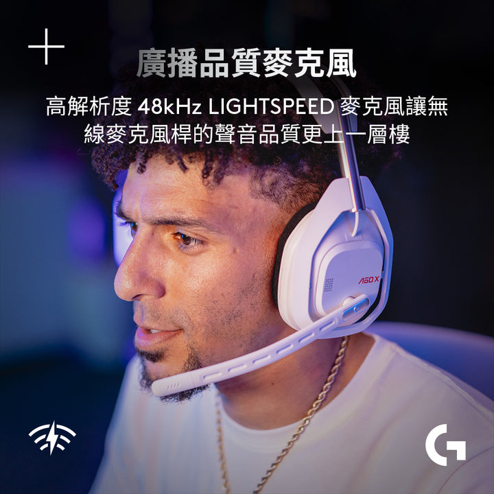 Logitech G ASTRO A50X Lightspeed 無線遊戲耳機麥克風+底座