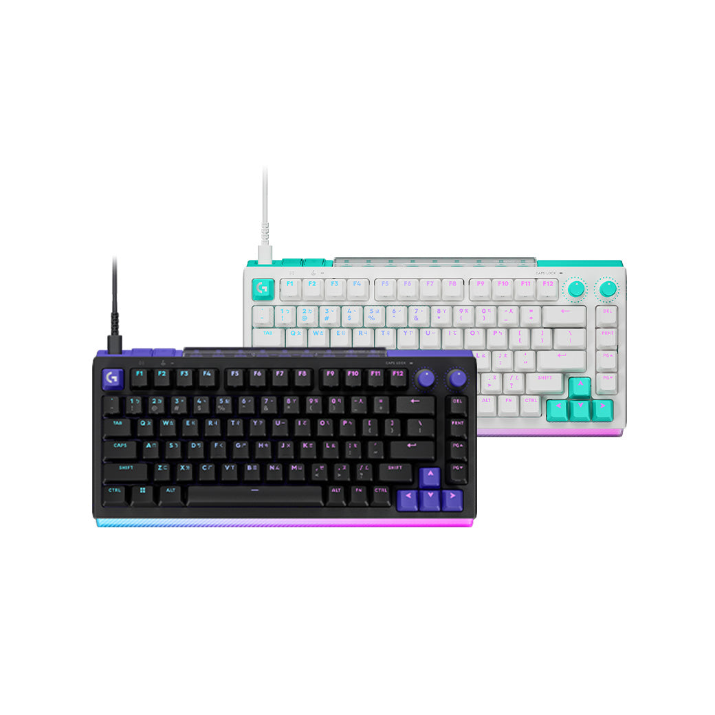 Logitech G G512 X 75 類比機械雙軸有線電競鍵盤+磨砂透明壓克力手托