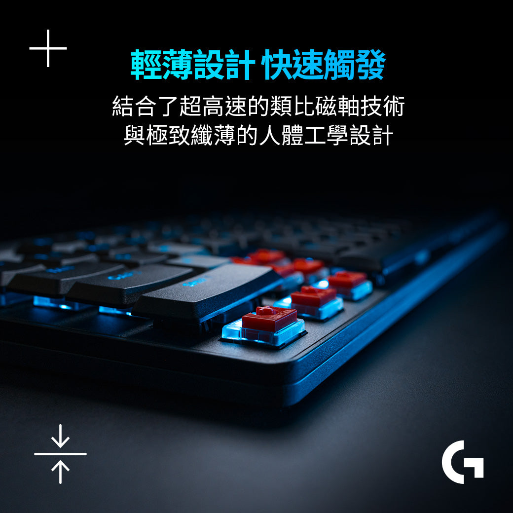 Logitech G G515 RAPID TKL 類比磁軸電競鍵盤