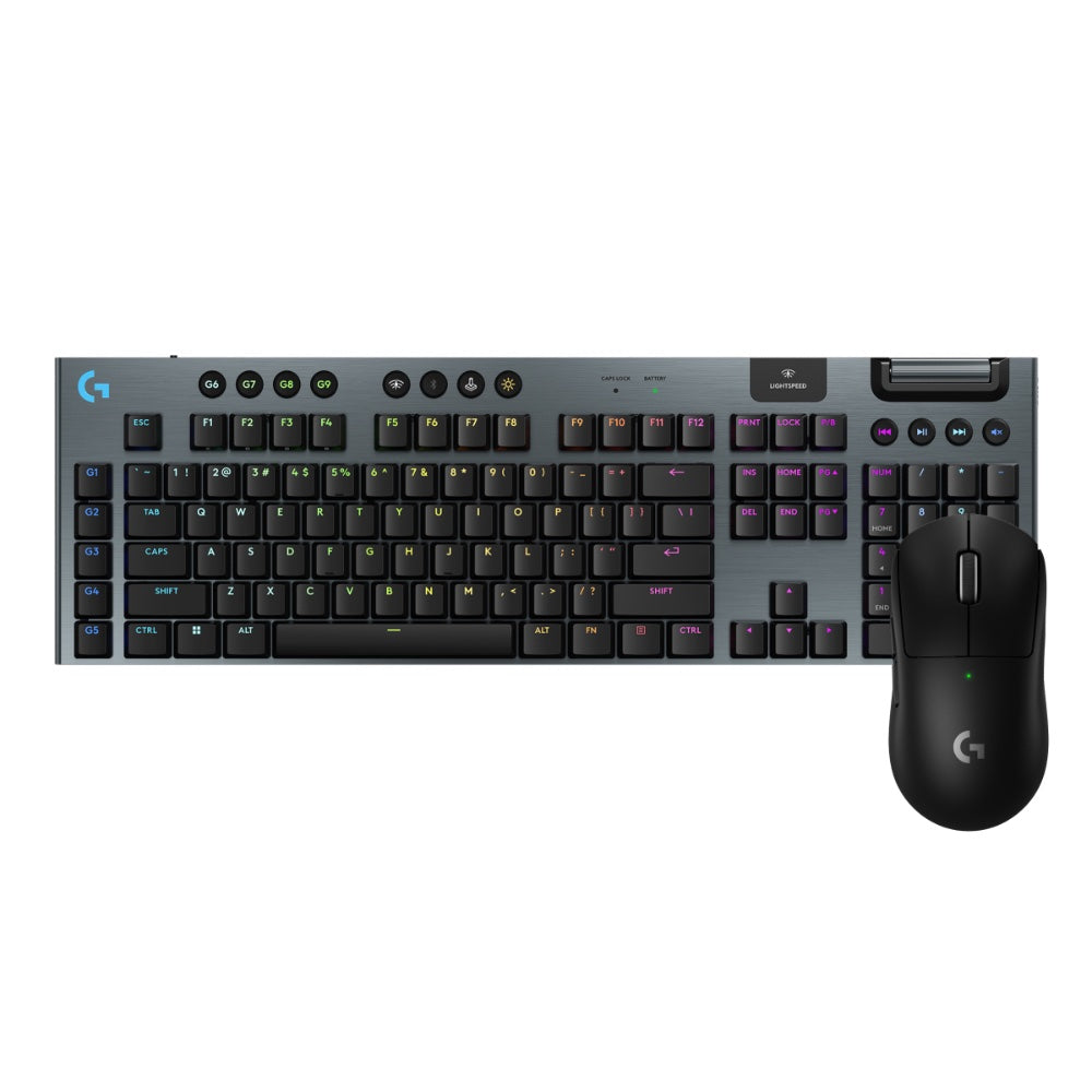 【推薦組合】SUPERLIGHT2 無線輕量化遊戲滑鼠 + G915 X 無線機械式電競鍵盤