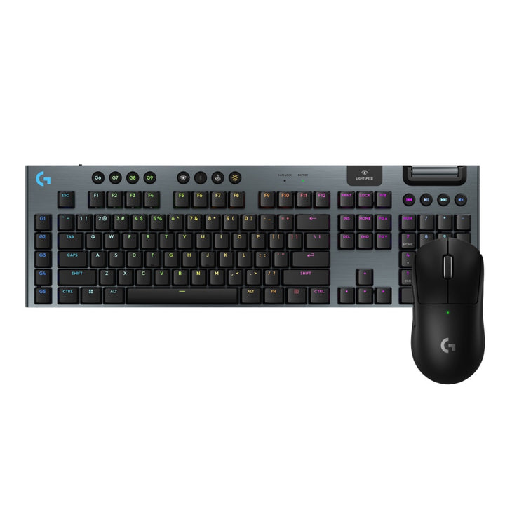 【推薦組合】SUPERLIGHT2 無線輕量化遊戲滑鼠 + G915 X 無線機械式電競鍵盤