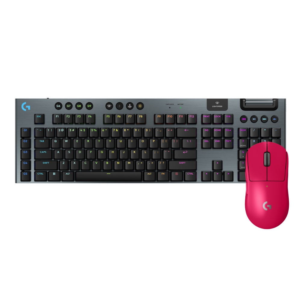 【推薦組合】SUPERLIGHT2 無線輕量化遊戲滑鼠 + G915 X 無線機械式電競鍵盤