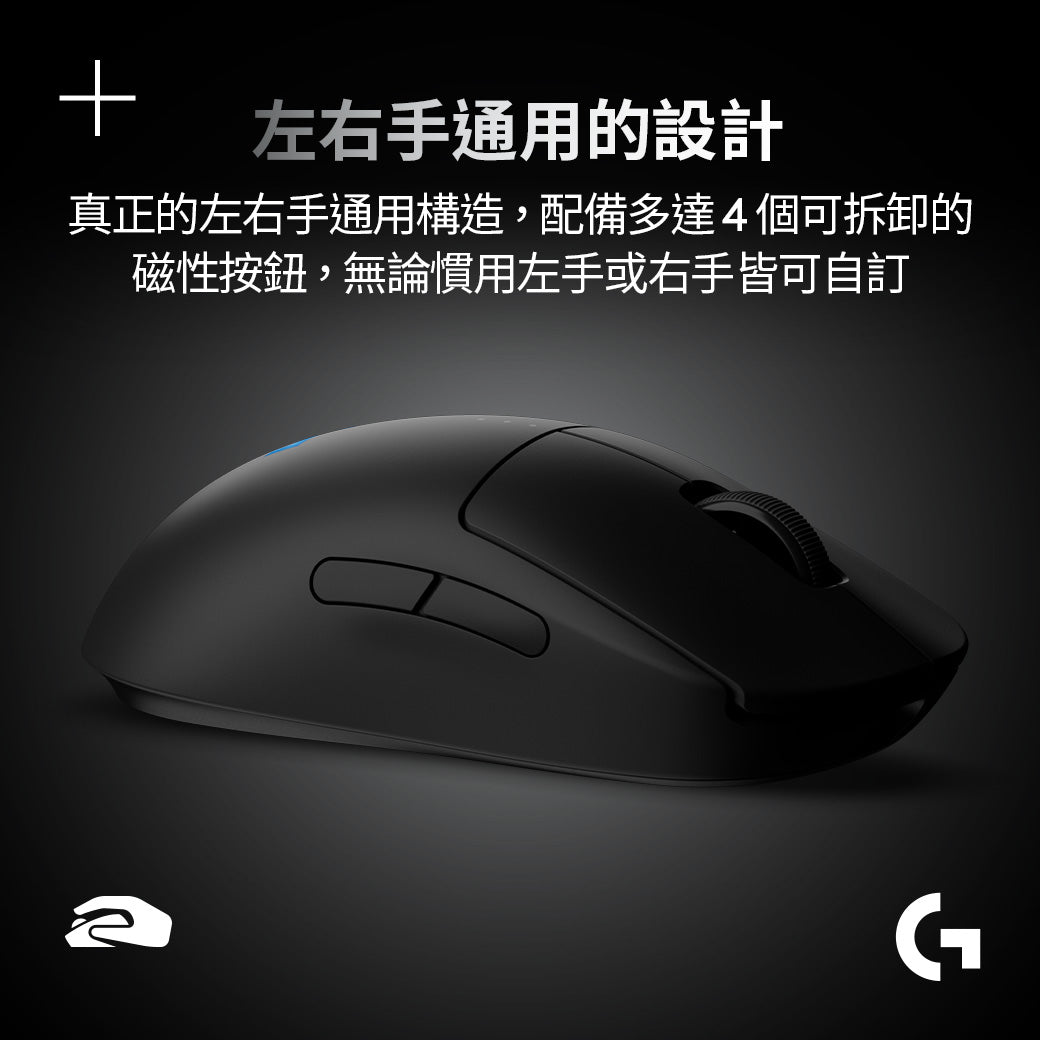 【新春新客最高折300】Logitech G PRO 2 LIGHTSPEED 第二代無線電競滑鼠(GPW2)
