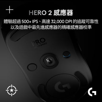 Logitech G PRO 2 LIGHTSPEED 第二代無線電競滑鼠(GPW2) – 羅技 Logi 網路旗艦店