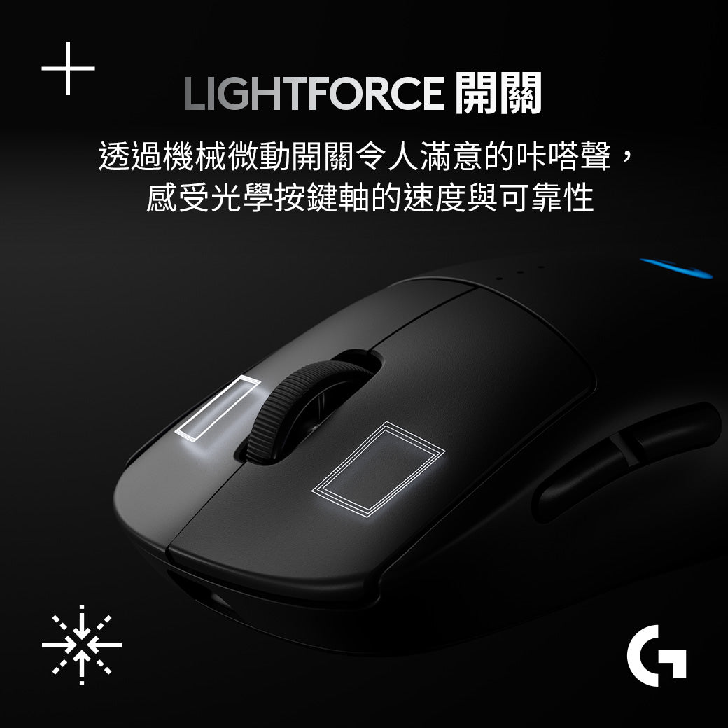 【新春新客最高折300】Logitech G PRO 2 LIGHTSPEED 第二代無線電競滑鼠(GPW2)