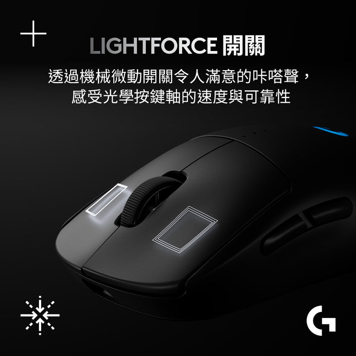 【新春新客最高折300】Logitech G PRO 2 LIGHTSPEED 第二代無線電競滑鼠(GPW2)