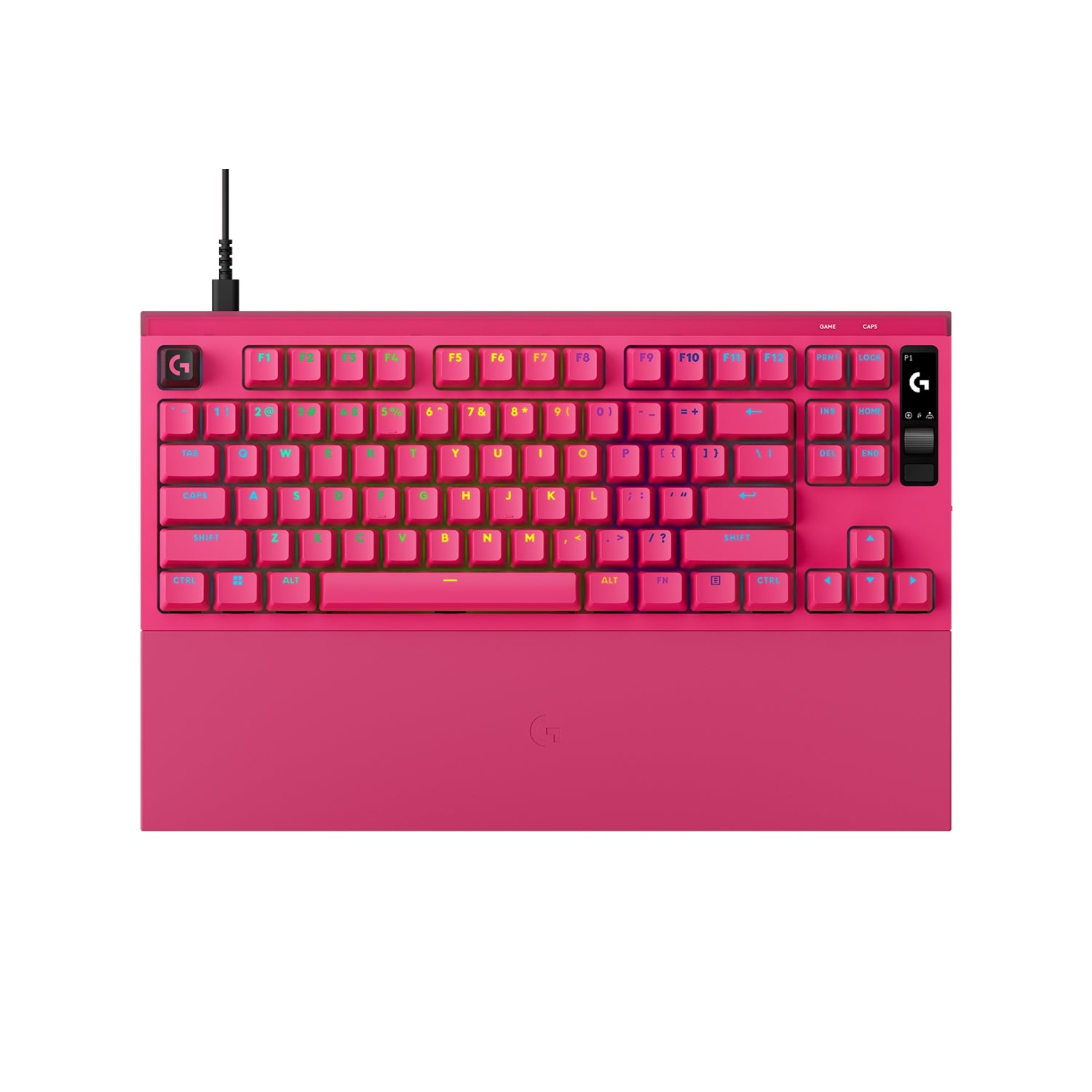Logitech G PRO X2 RAPID 磁性類比有線電競鍵盤