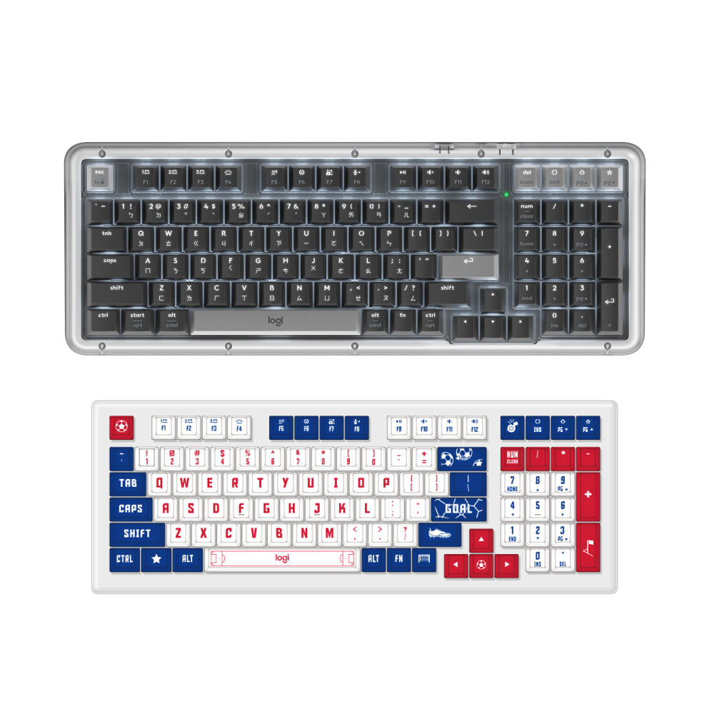 Logitech ALTO KEYS K98M 機械式無線鍵盤 + 足球主題限量鍵帽