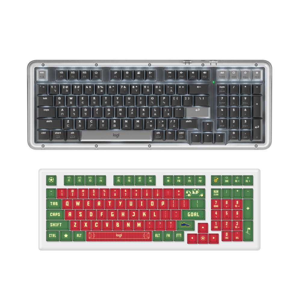 Logitech ALTO KEYS K98M 機械式無線鍵盤 + 足球主題限量鍵帽