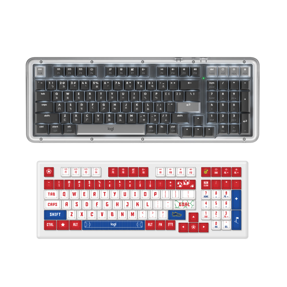 Logitech ALTO KEYS K98M 機械式無線鍵盤 + 足球主題限量鍵帽
