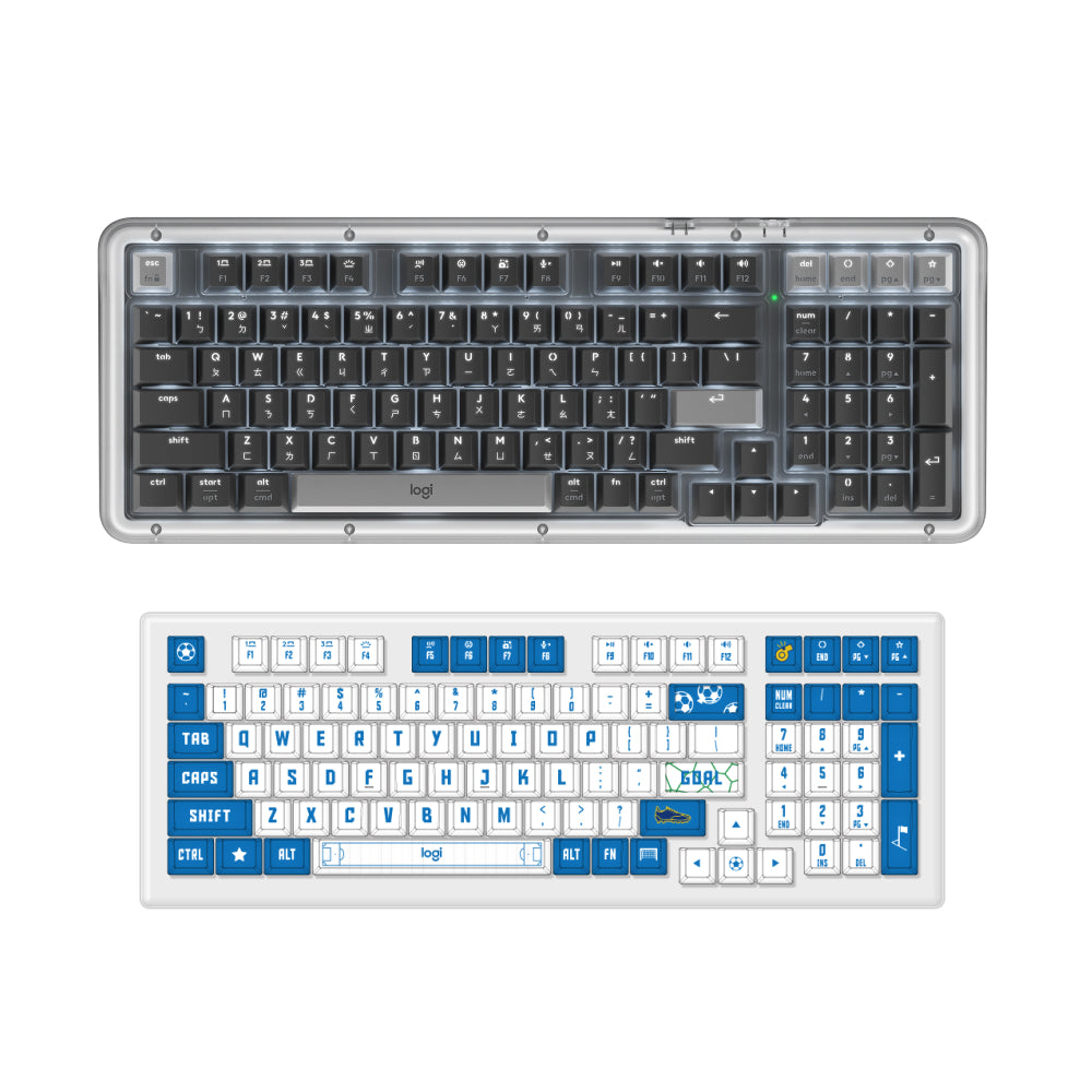 Logitech ALTO KEYS K98M 機械式無線鍵盤 + 足球主題限量鍵帽