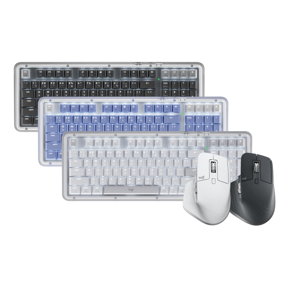 Logitech K98M 機械式無線鍵盤+MX Master 3S 無線智能滑鼠