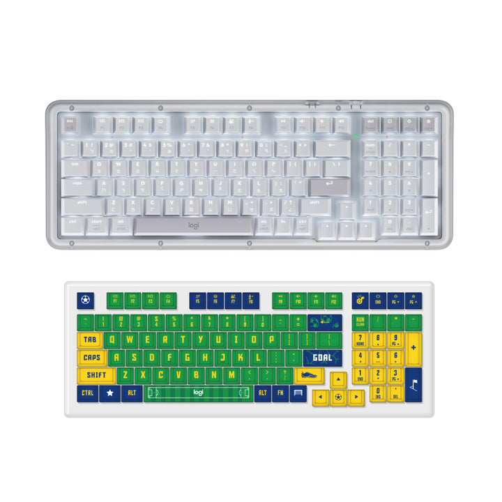 Logitech ALTO KEYS K98M 機械式無線鍵盤 + 足球主題限量鍵帽