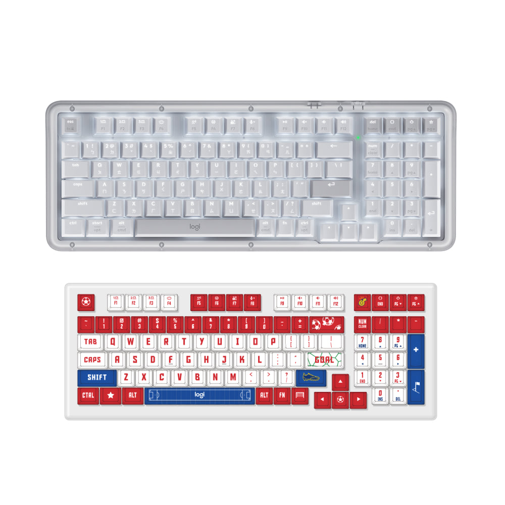 Logitech ALTO KEYS K98M 機械式無線鍵盤 + 足球主題限量鍵帽