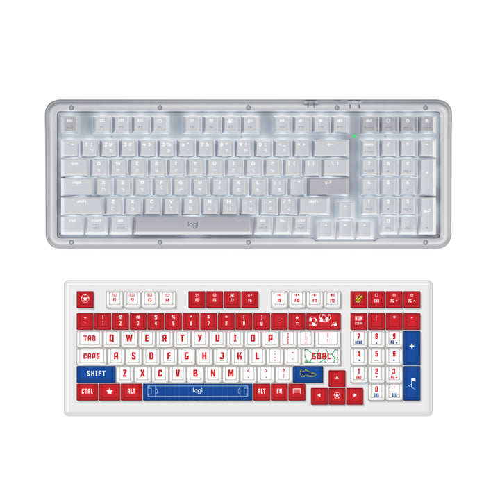 Logitech ALTO KEYS K98M 機械式無線鍵盤 + 足球主題限量鍵帽