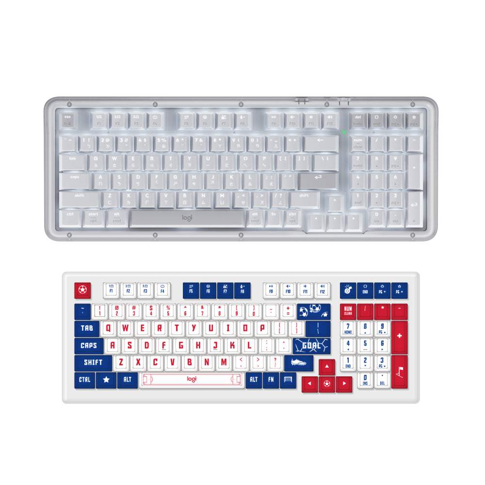 Logitech ALTO KEYS K98M 機械式無線鍵盤 + 足球主題限量鍵帽