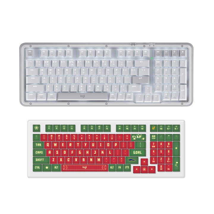 Logitech ALTO KEYS K98M 機械式無線鍵盤 + 足球主題限量鍵帽