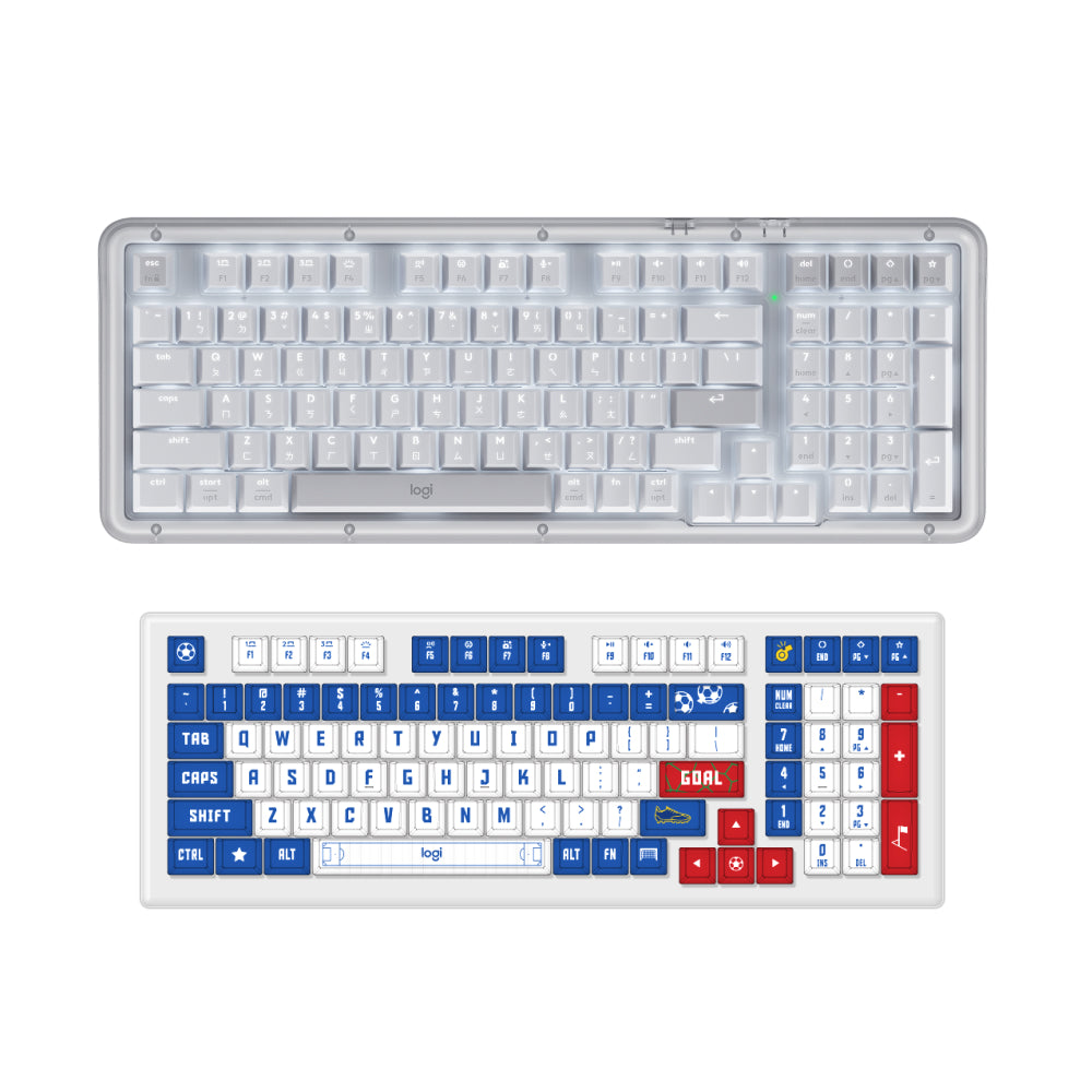 Logitech ALTO KEYS K98M 機械式無線鍵盤 + 足球主題限量鍵帽