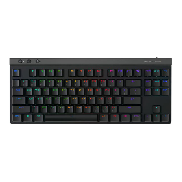 Logitech G G515 輕薄無線機械式 TKL 電競鍵盤 - 黑/白