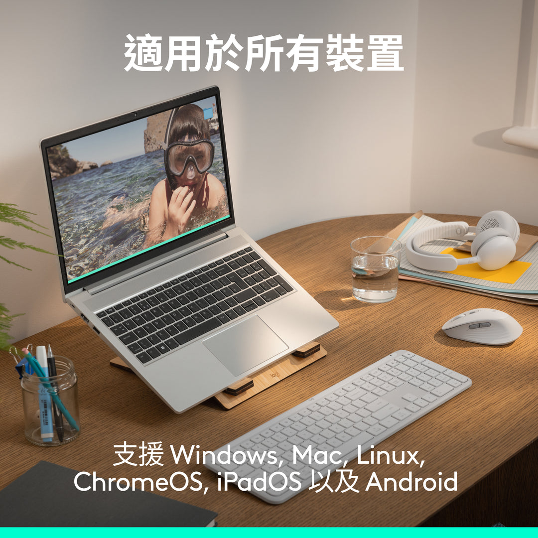 Logitech M840 L 多工靜音無線滑鼠 大手版