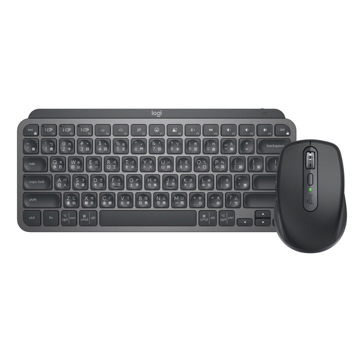 【推薦組合】MX Anywhere 3S 無線行動滑鼠+MX KEYS Mini 無線智能鍵盤