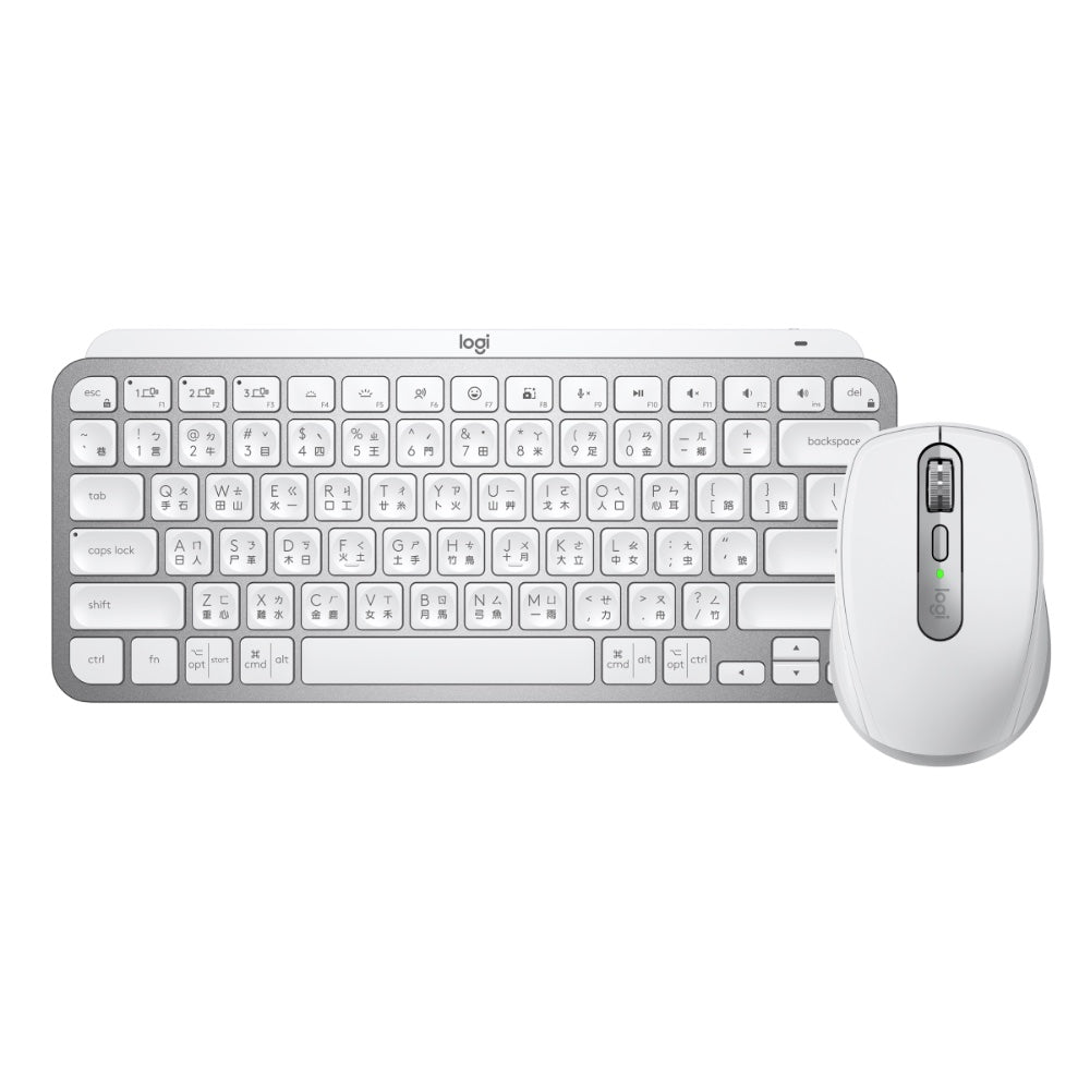【推薦組合】MX Anywhere 3S 無線行動滑鼠+MX KEYS Mini 無線智能鍵盤