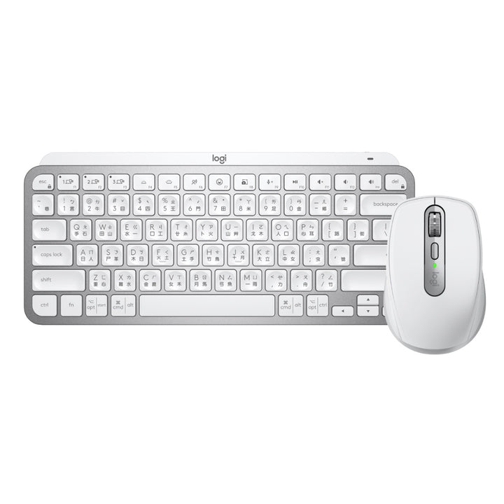 【推薦組合】MX Anywhere 3S 無線行動滑鼠+MX KEYS Mini 無線智能鍵盤