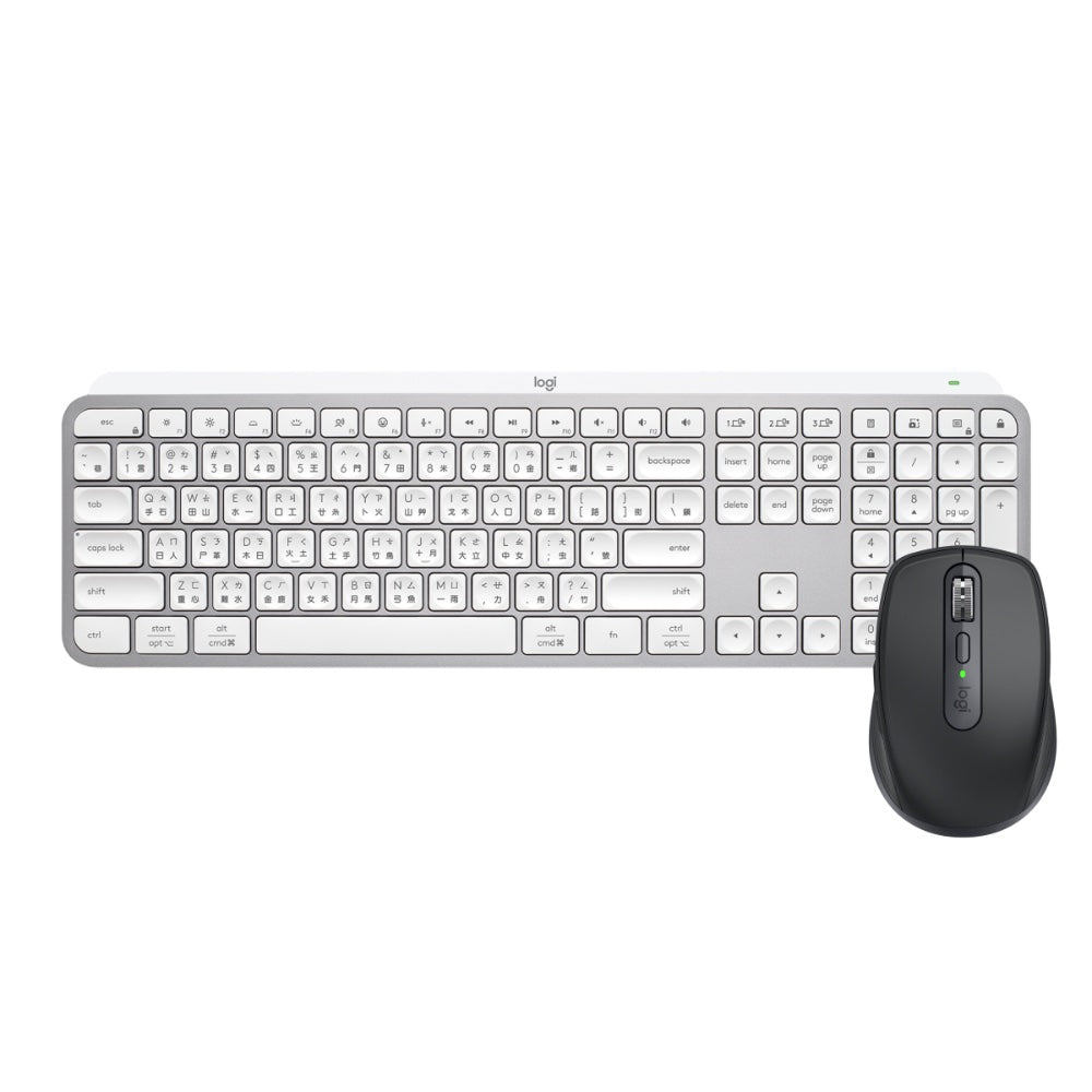 【推薦組合】MX Anywhere 3S 無線行動滑鼠+MX KEYS 無線智能鍵盤