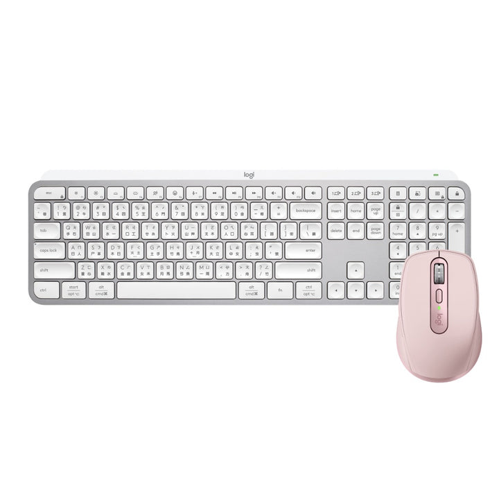 【推薦組合】MX Anywhere 3S 無線行動滑鼠+MX KEYS 無線智能鍵盤