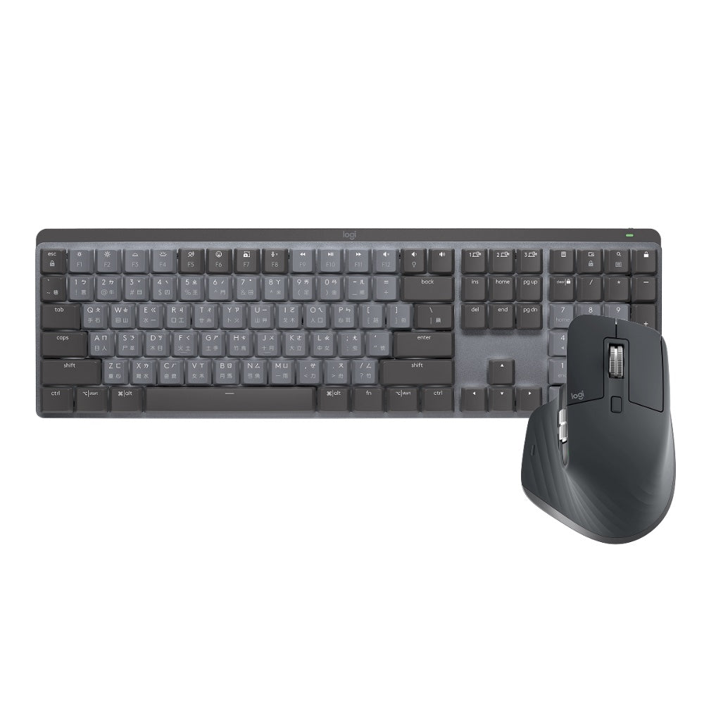 【推薦組合】MX Master 3S 無線智能滑鼠+Mechanical 無線智能機械鍵盤