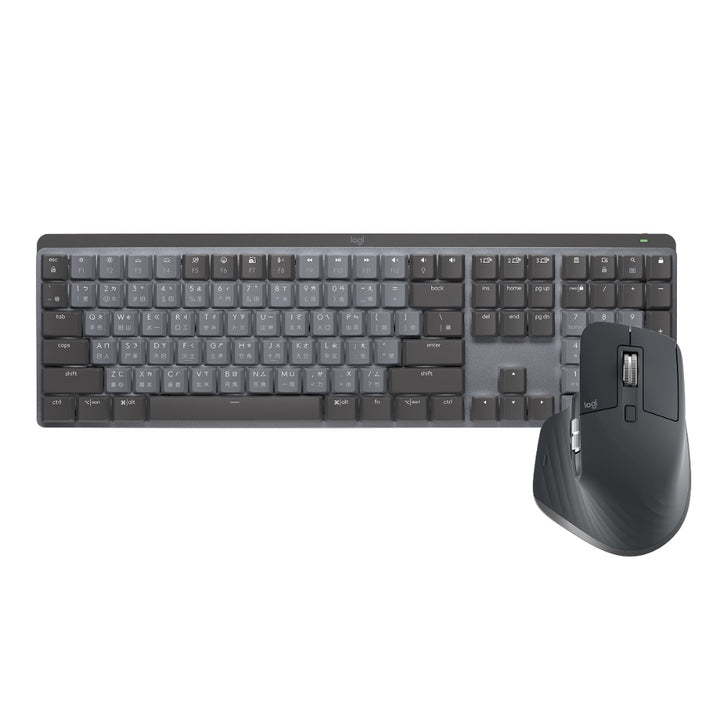 【推薦組合】MX Master 3S 無線智能滑鼠+Mechanical 無線智能機械鍵盤