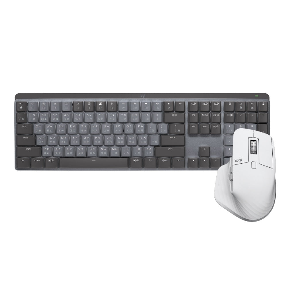 【推薦組合】MX Master 3S 無線智能滑鼠+Mechanical 無線智能機械鍵盤