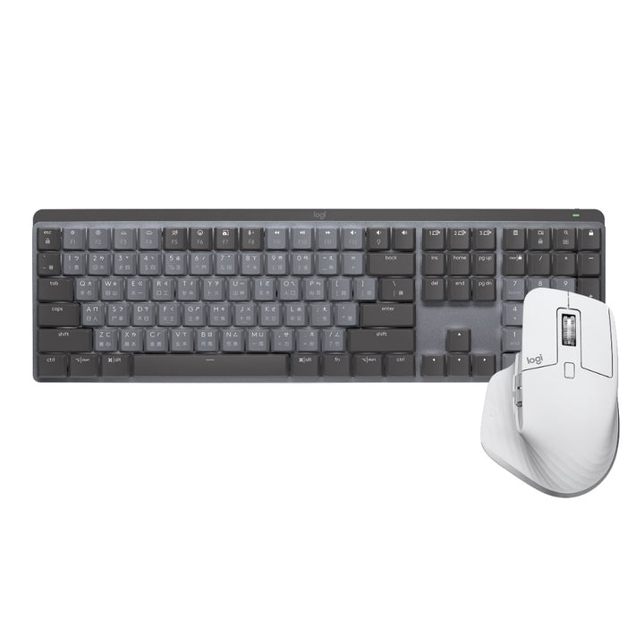 【推薦組合】MX Master 3S 無線智能滑鼠+Mechanical 無線智能機械鍵盤