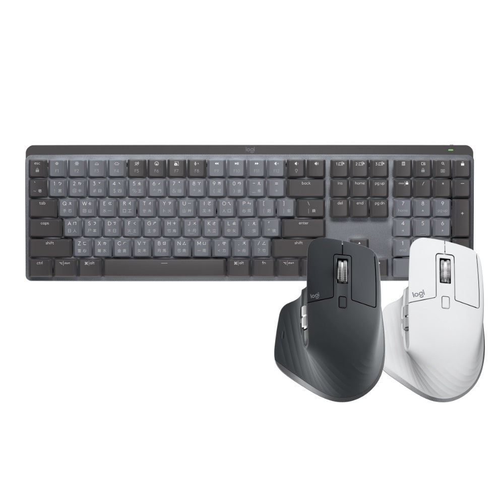 【推薦組合】MX Master 3S 無線智能滑鼠+Mechanical 無線智能機械鍵盤