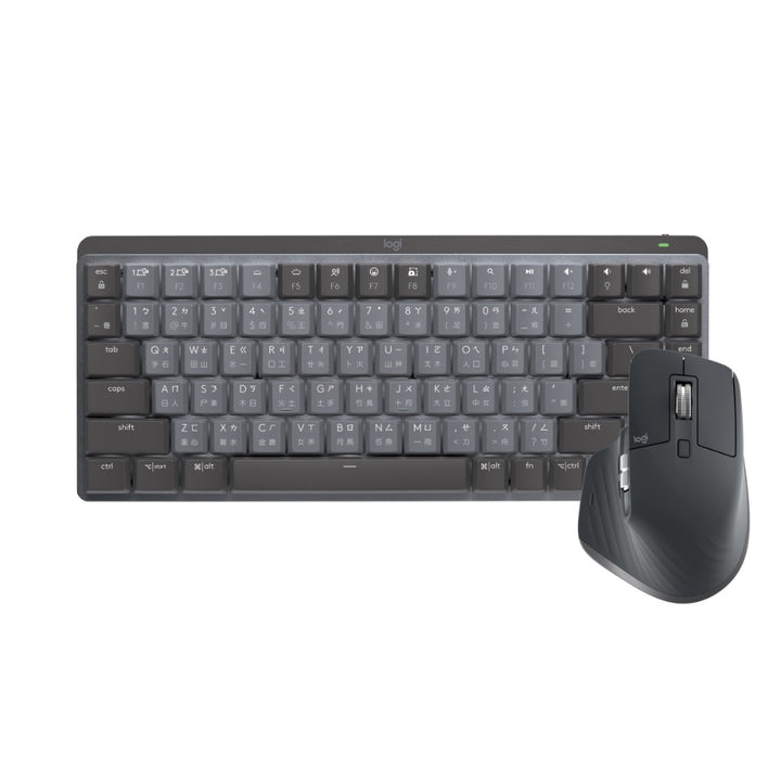 【推薦組合】MX Master 3S 無線智能滑鼠+Mechanical MINI 無線智能機械鍵盤