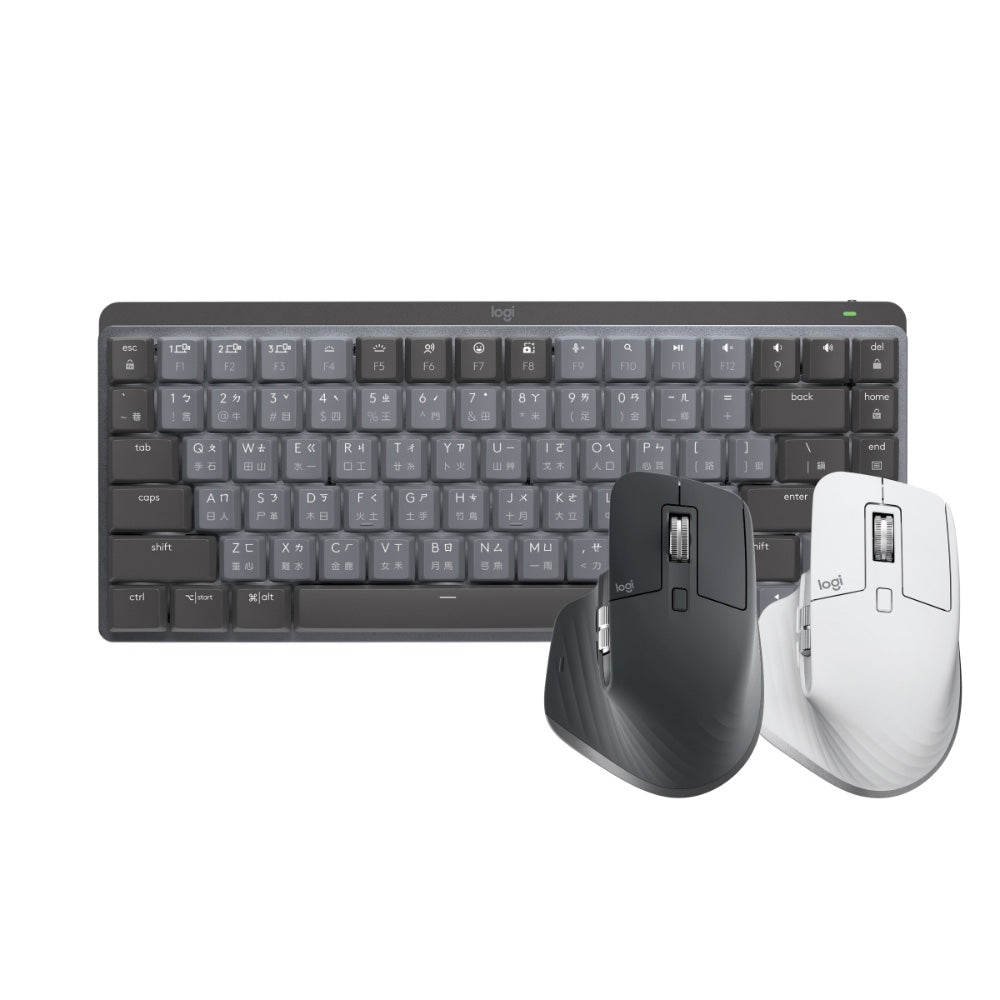 【推薦組合】MX Master 3S 無線智能滑鼠+Mechanical MINI 無線智能機械鍵盤