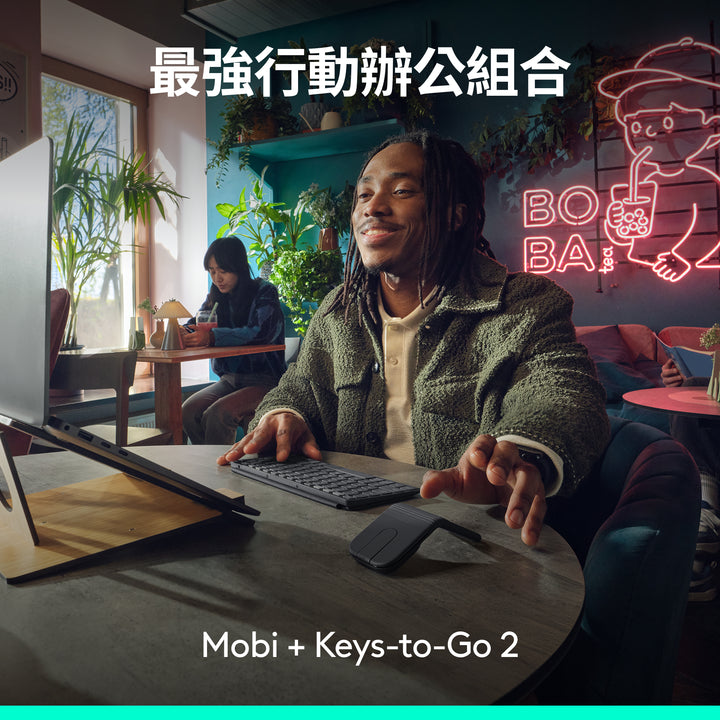 Logitech Mobi 無線摺疊滑鼠