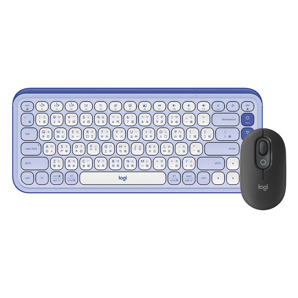 Logitech POP ICON KEYS 無線藍牙鍵盤 + POP MOUSE 無線藍牙滑鼠 (自由配)